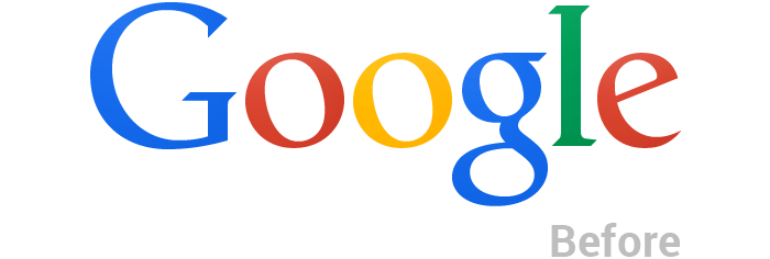 Google Logo Before And After