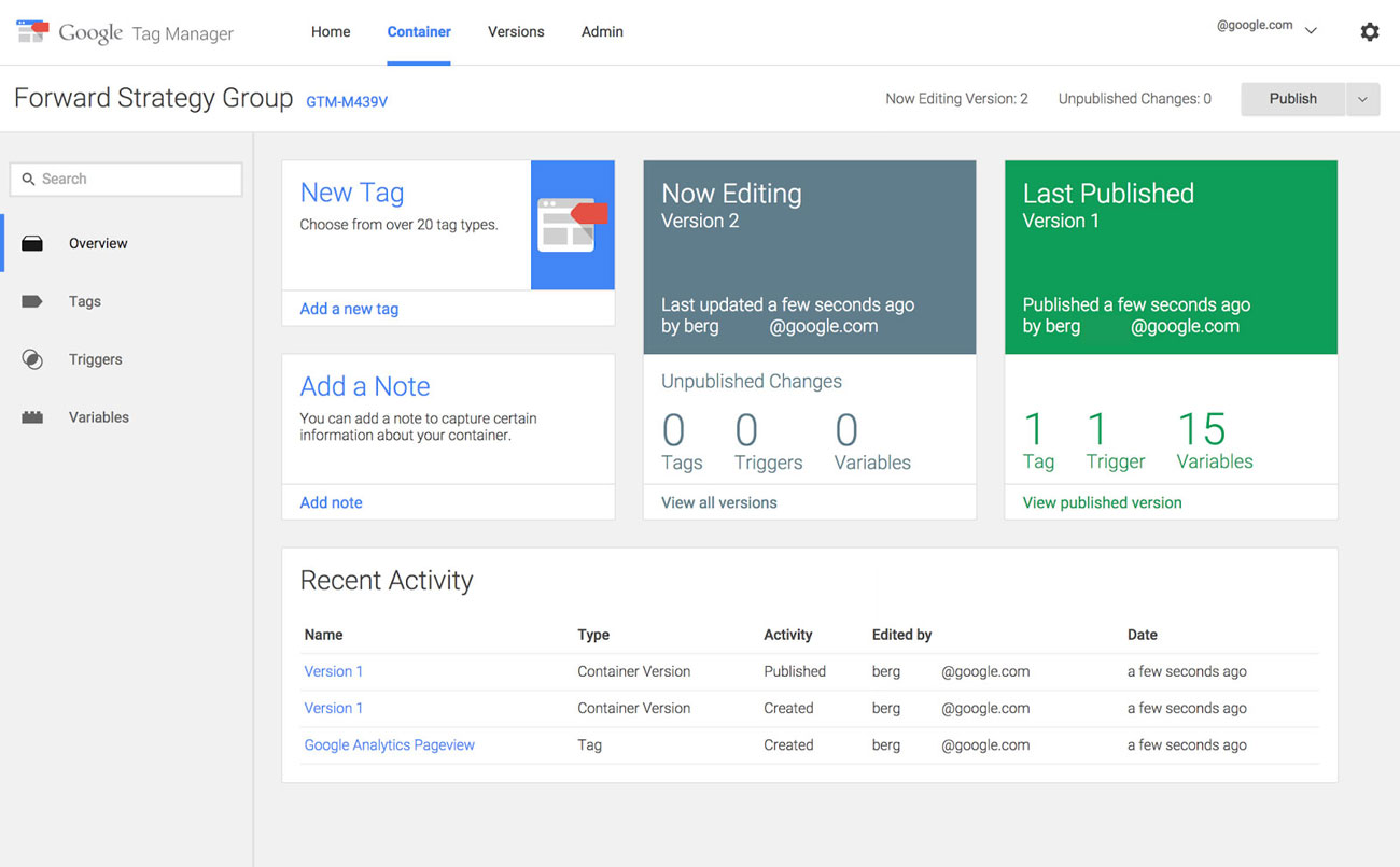 Google Tag Manager Overview