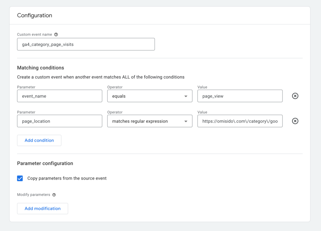Use Regular Expressions in Google Analytics 4 to build custom events and conversions